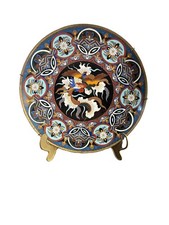 Piatto cloisonné cinese, fine