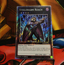 SCARAFAGGIO BRANCOACCIAIO (Steelswarm Roach) Segreta Platino • RA04 EN151 • 1Ed