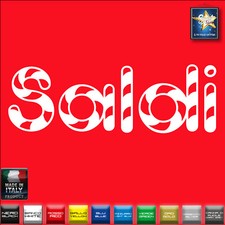 Vetrofania scritta saldi - scritta,