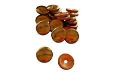 Borchia Copri Vite Copriviti Bombata in Ottone Lucido mm. 24 Pz. 24 VITEL