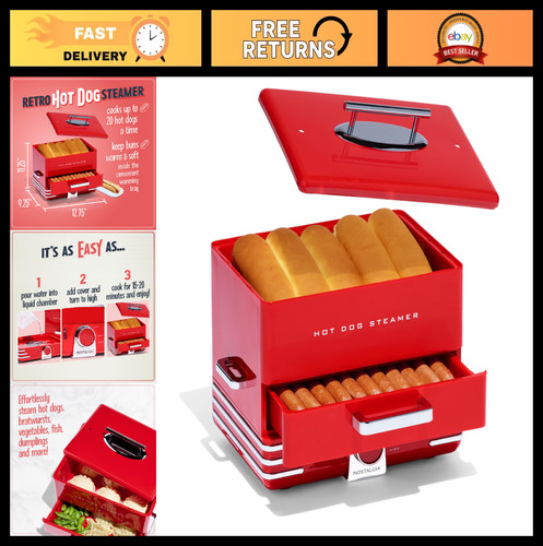 Vaporiera hot dog extra large - extra,