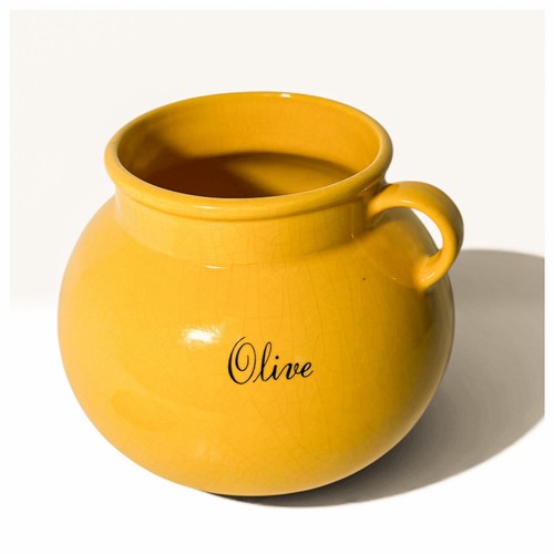Barattolo per olive vintage - olive,