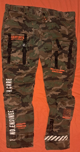 Pantalone cargo uomo - , mimetico