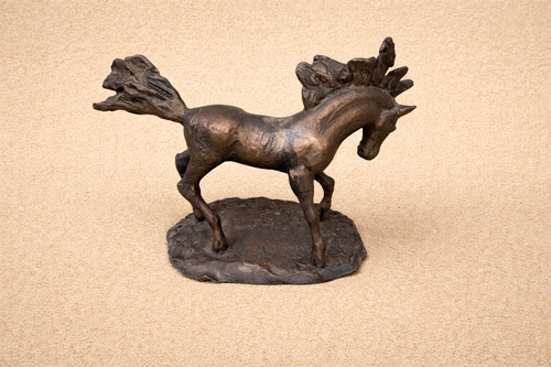 Vecchio bronzo bronzetto