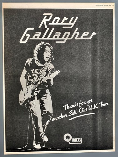 Rory gallagher 1978 vintage - gallagher,
