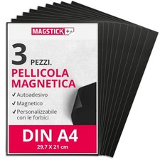 3 fogli di pellicola magnetica
