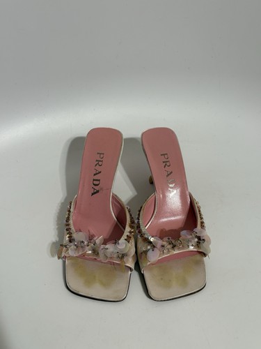 Sandalo vintage prada bianco - vintage,