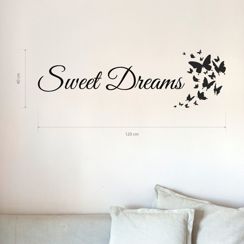 Adesivo murale frase sogno - adesivo,