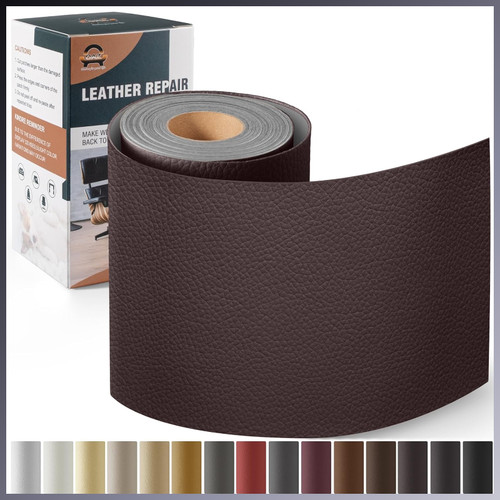 Kit riparazione pelle marrone - riparazione,