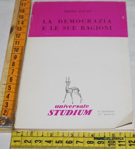 Pavan pietro democrazia e - pavan,