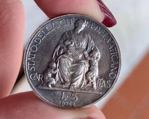Vaticano lire 1944 pio xii - vaticano,