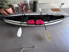 canoa gonfiabile professionale semirigida 2 posti in perfette condizioni