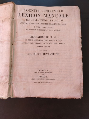 Manuale greco latino italicum - manuale,