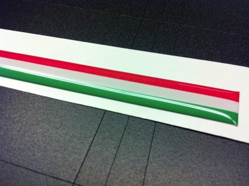 Sticker tricolor band italy - tricolor,