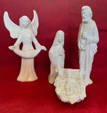 Set Natività Lenox; 16 Statuine in Porcellana Vintage Byron Stampo Usato in Ottime Condizioni! 