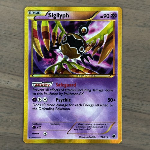 Sigilyph secret rare - rare, 118/116