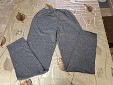 Pantaloni Grigi Lunghi Tuta Donna