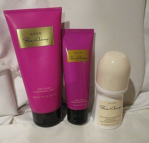 Avon far away body - "far, away"