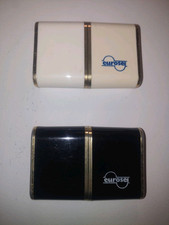 2 mini orologio sveglia tascabile da viaggio vintage bianco/nero - Non testati