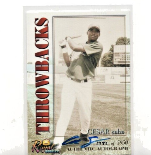 2001 royal rookies throwbacks - rookies,
