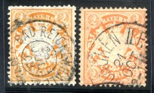 GERMANIA BAVARIA Mi # 44 a +