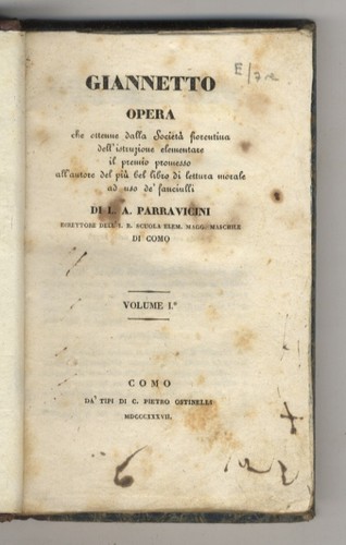 Giannetto opera che ottenne - che,
