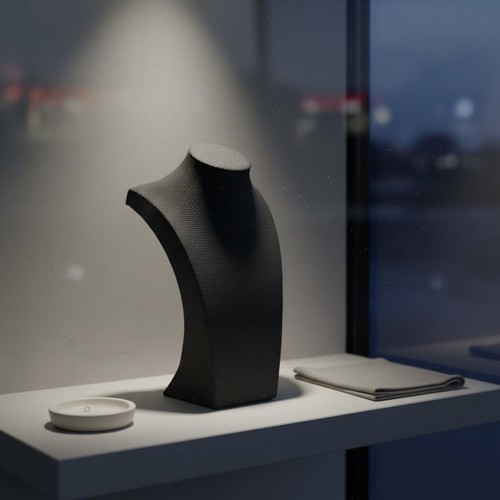 Busto espositore per collane - busto,