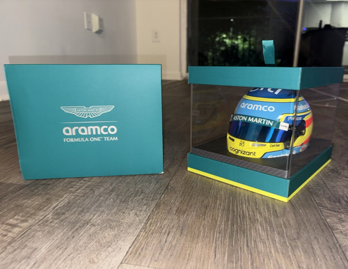 Casco aston martin aramco - aramco, f1