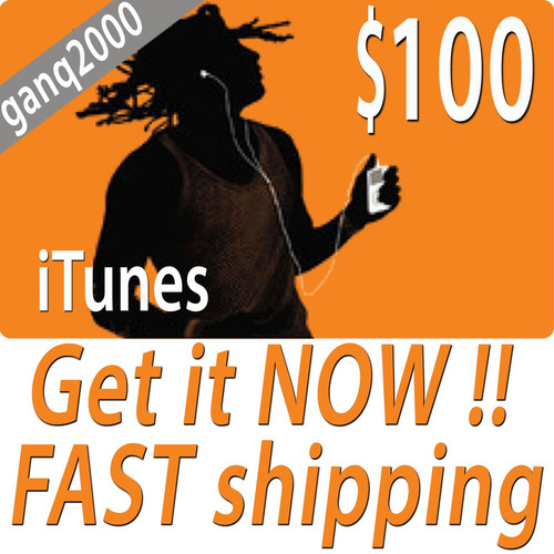 100 apple itunes - apple, card