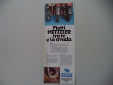 advertising Pubblicità 1982 PNEUMATICI METZELER CROSS/ENDURO