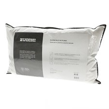 Guanciale Zucchi in Piuma piumino 30% e piumetta 70% puro cotone made in Italy 