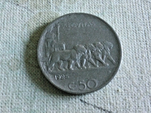 Moneta regno italia 50 - moneta,