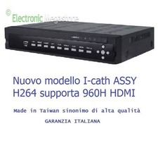 DVR a 4 canali ICATCH, Dual Stream,Triplex;H.264 D1, senza ventola 120FPS TAIWAN
