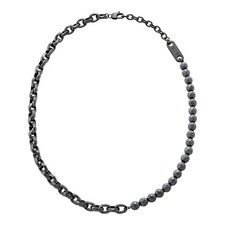 Collana Uomo ARMANI EXCHANGE AXG0150060 Acciaio Inossidabile Nero