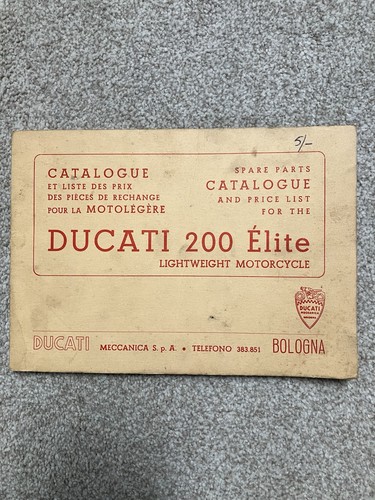 Catalogo ricambi ducati 200 - catalogo,