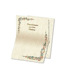 PERGAMENA auguri DIPLOMA