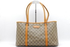 Gucci GG PVC Handbag Beige