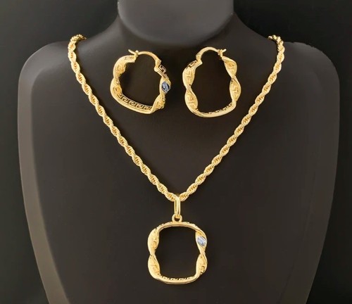 Set collana pendente orecchini