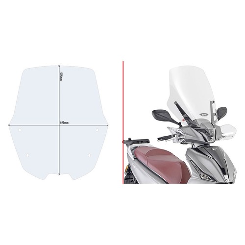 Givi parabrezza per attacchi - givi,