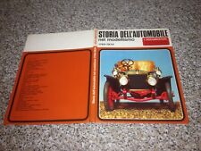 STORIA DELL'AUTOMOBILE NEL MODELLISMO ED.DE AGOSTINI 1° EDIZIONE 1971 OTTIMO