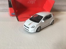 FIAT GRANDE PUNTO 3 porte 1/43 WELLY NEX automodello modellino METALLO bianca
