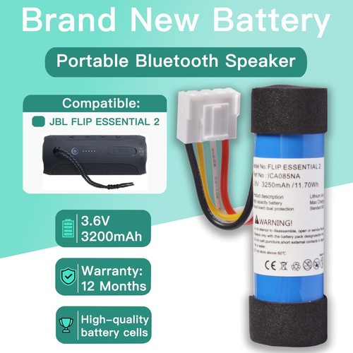 Batteria nuova per - jbl, flip