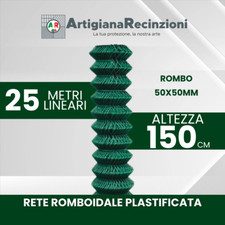 Rete Romboidale Plastificata