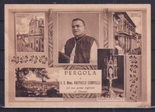PERGOLA A S.E. MONS. RAFFAELE CAMPELLI - CARTOLINA NON VIAGGIATA