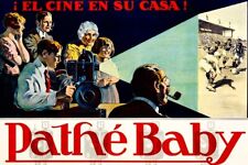 Poster Manifesto Locandina Pubblicità Stampa Vintage Cinepresa Proiettori Pathè