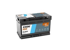EL800 Exide Batteria EFB 80 Ah