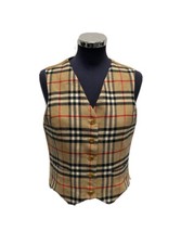 BURBERRY WOMAN GIACCA GILET DONNA VINTAGE JHA197
