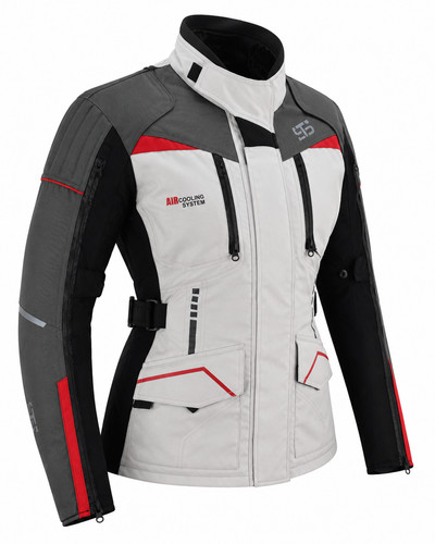 Giubbotto moto tessuto - in,