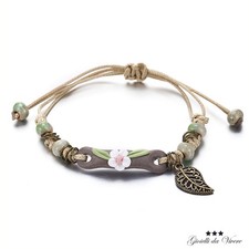 FIORE CERAMICA BRACCIALETTO