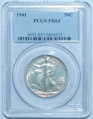 Mezzo dollaro 1941 pcgs pr64 - mezzo,